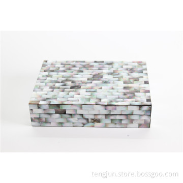 Wholesale Golden Mother of Pearl Handmade Jewelry Box